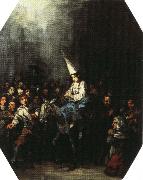 Eugenio Lucas y Padilla Woman Condemned by the Inquisiton oil painting reproduction